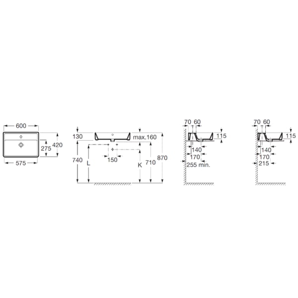 Νιπτήρας The Gap Roca